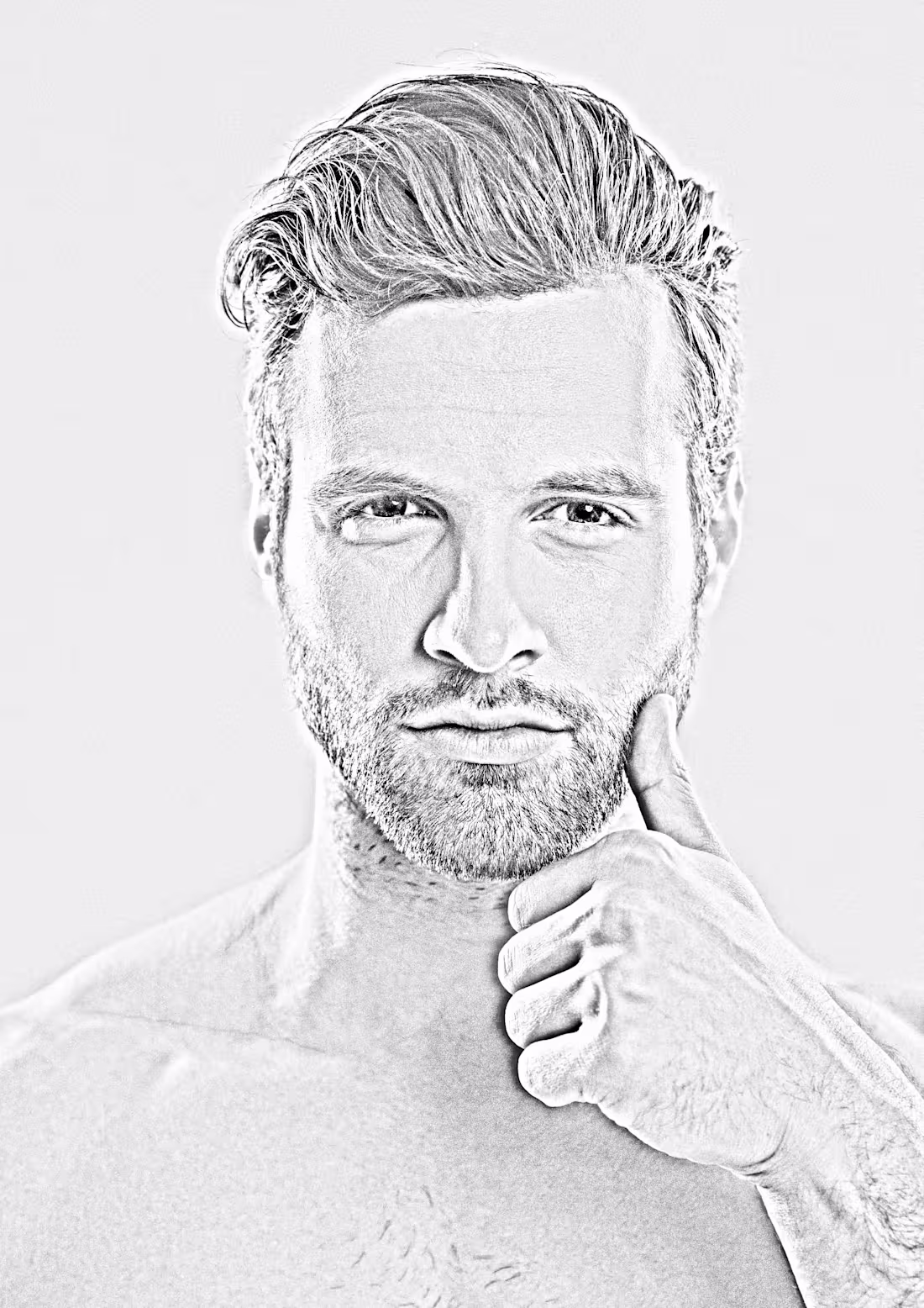 Cover image for Realistic pencil sketch portrqit from