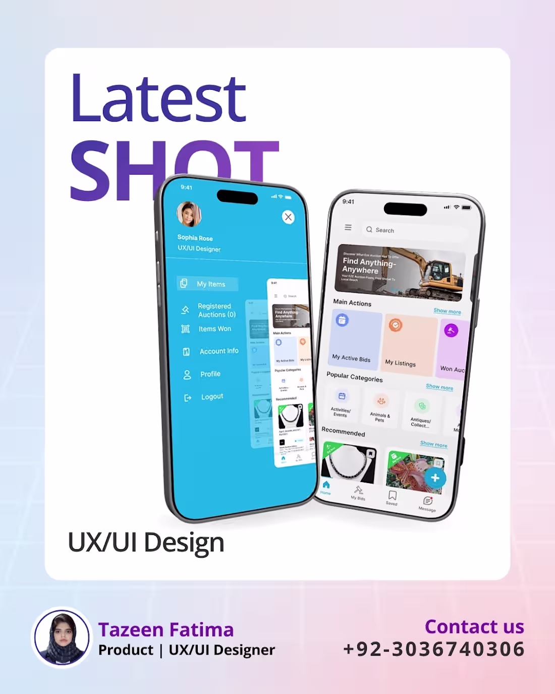 Cover image for Presenting my latest UX/UI Mobile