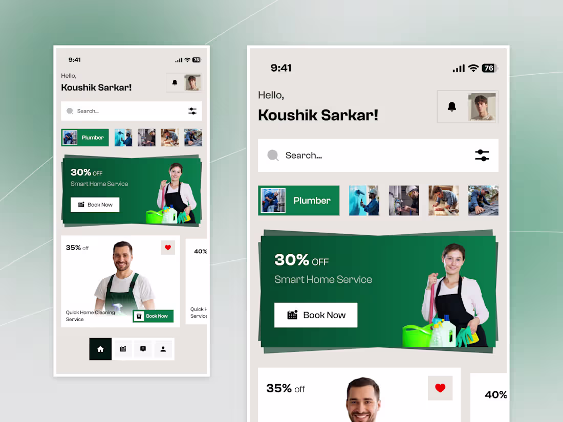 Cover image for HandyHero – Home Services Mobile