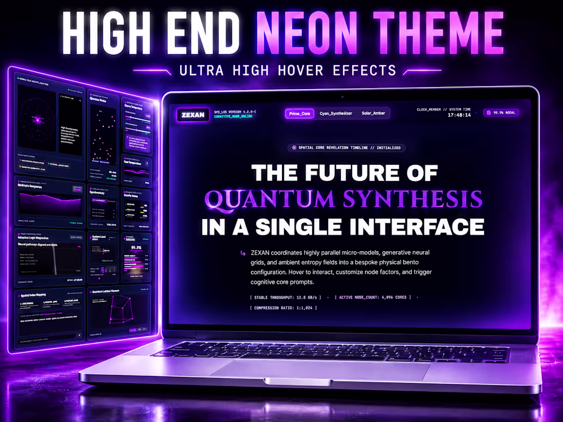 Cover image for Neon Theme Website - Next