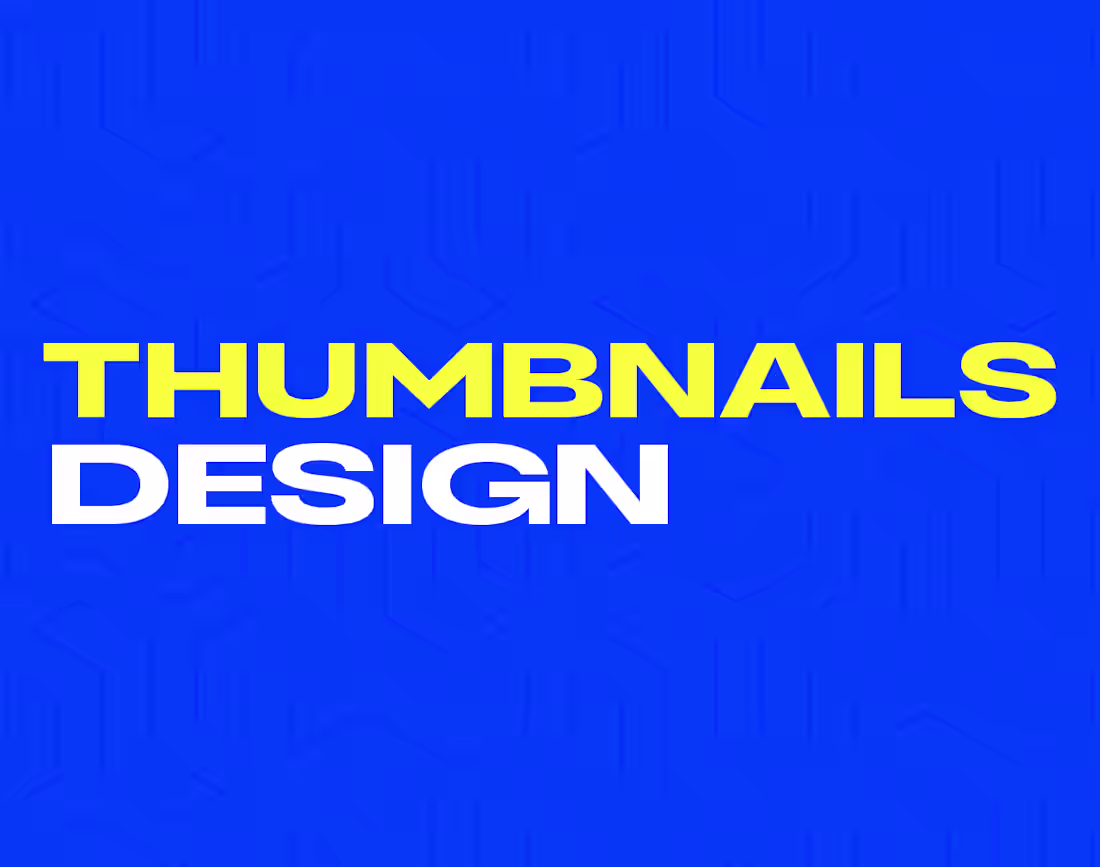 Cover image for Thumbnail Design