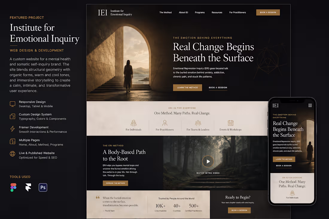 Cover image for Kajabi Course Platform

Website Designer

Designed a