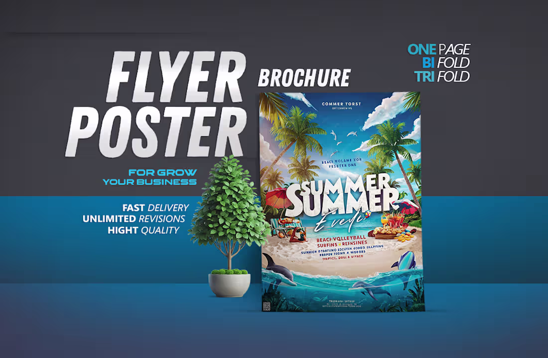 Cover image for FLYER POSTER FOR SUMMER
