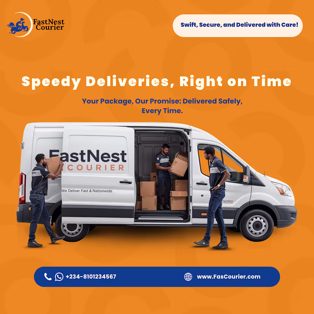 Cover image for Courier Service Social Media Flyer