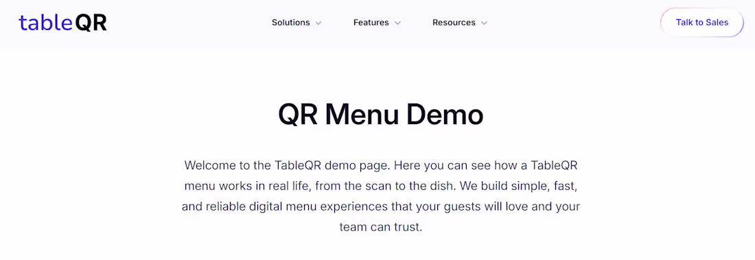 Cover image for QR Menu Ordering