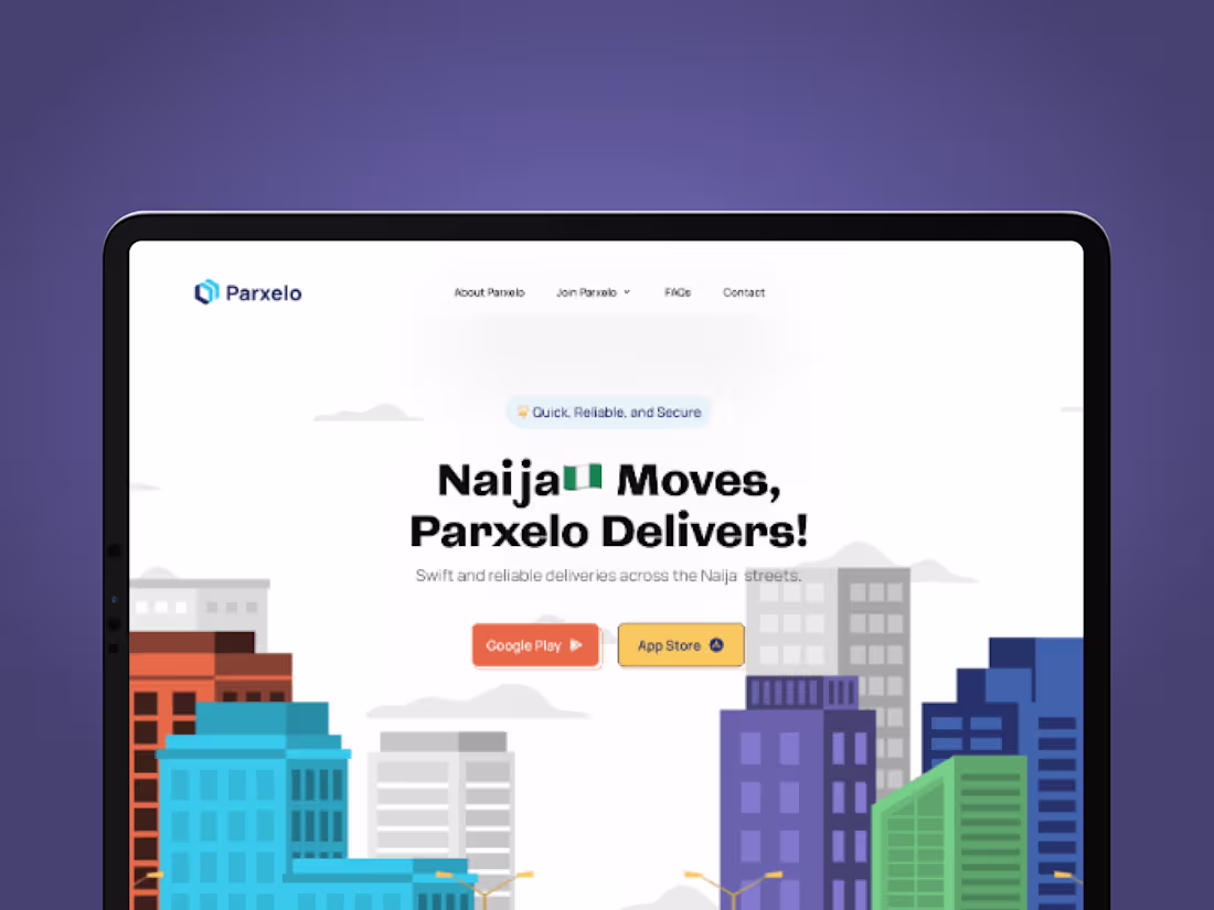 Cover image for Parxelo - logistics platform revolutionizing delivery operations