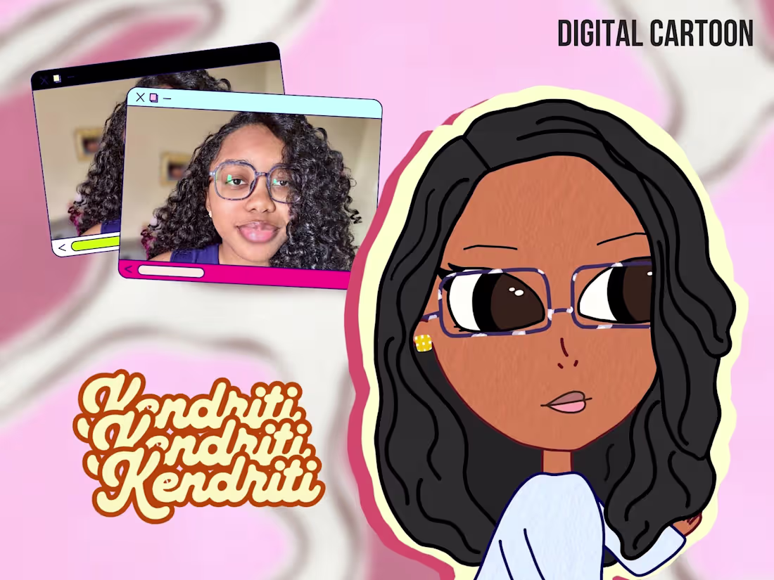 Cover image for Digital Cartoonified Art: Kendriti/Chass