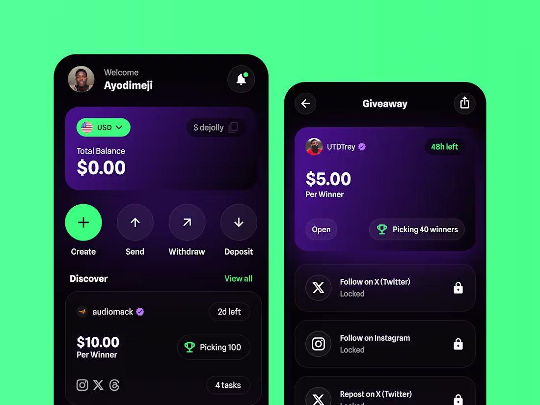 Cover image for GiveFlow - Social Media Giveaway Meets Fintech
