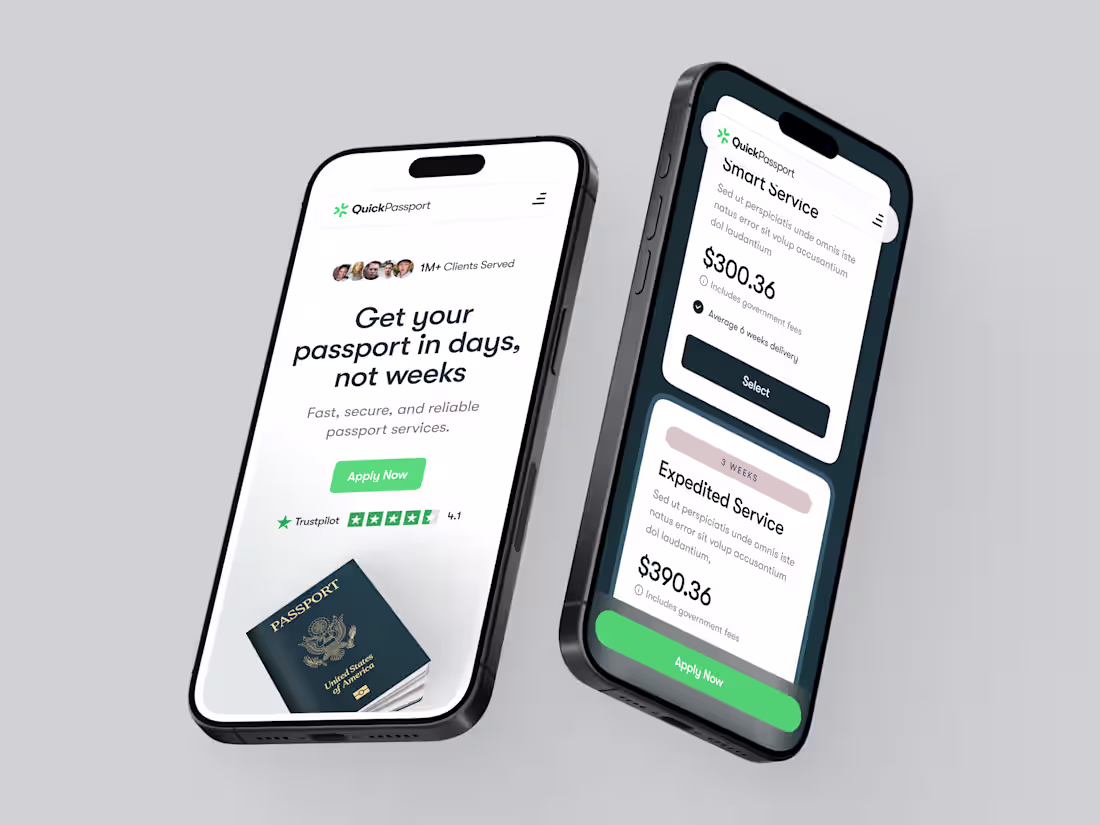 Cover image for QuickPassport - Responsive