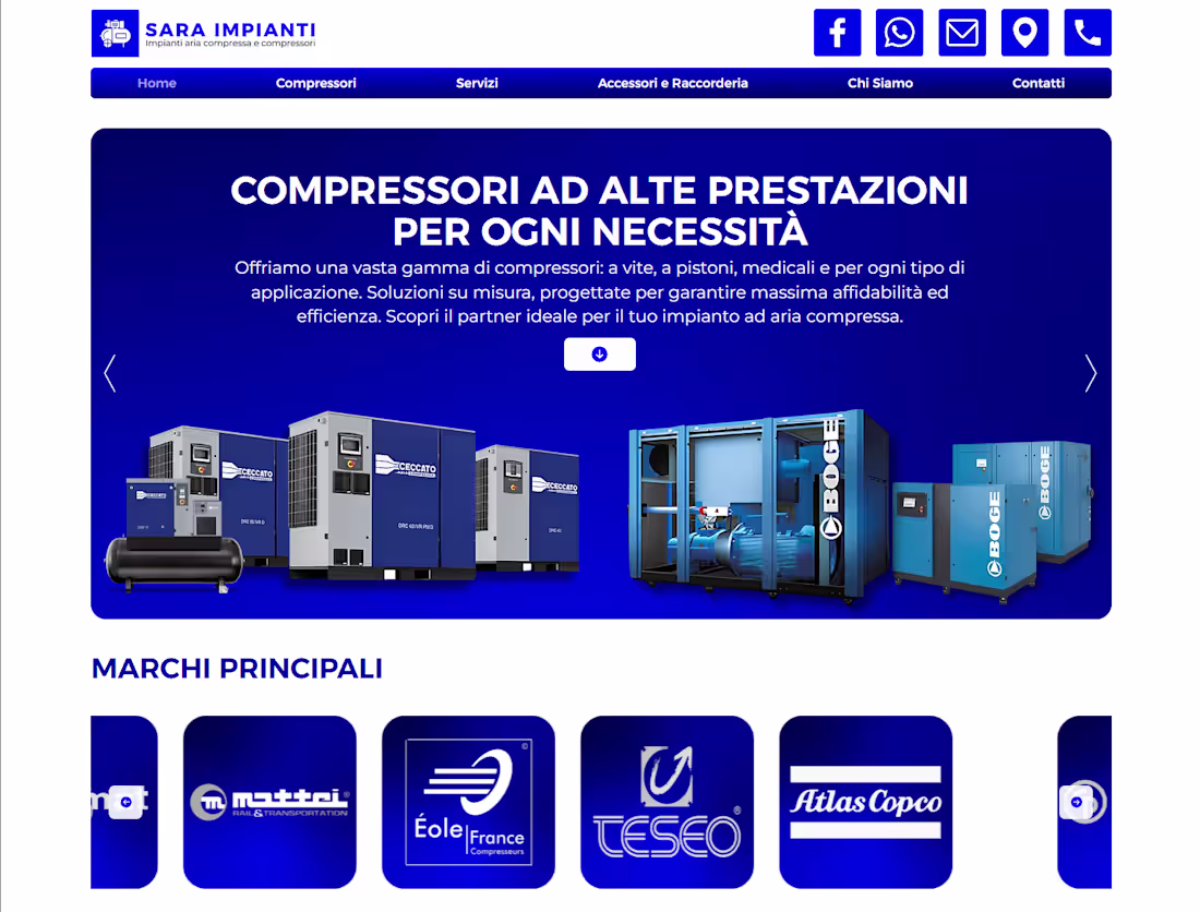 Cover image for Sara impianti compressori