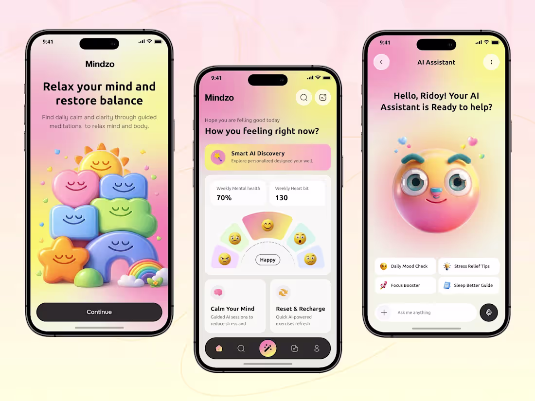 Cover image for Emotion & Mood Tracker App