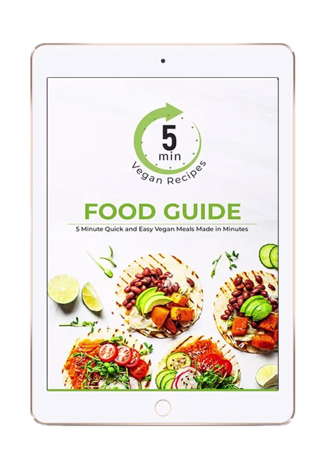 Cover image for 5 Minute Vegan Recipes - Food Guide