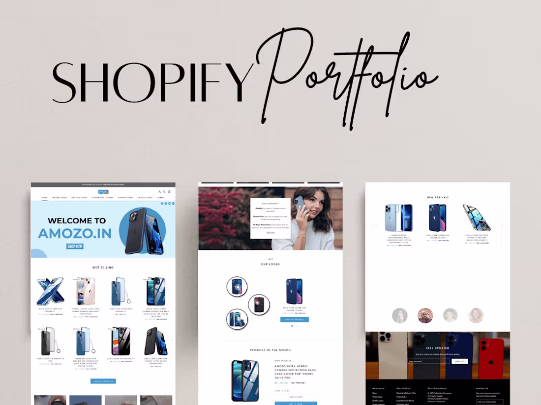 Cover image for Shopify Website Design || Product Upload || Shopify App || Speed