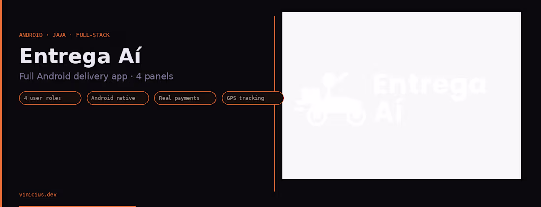 Cover image for Full-stack Android delivery app with