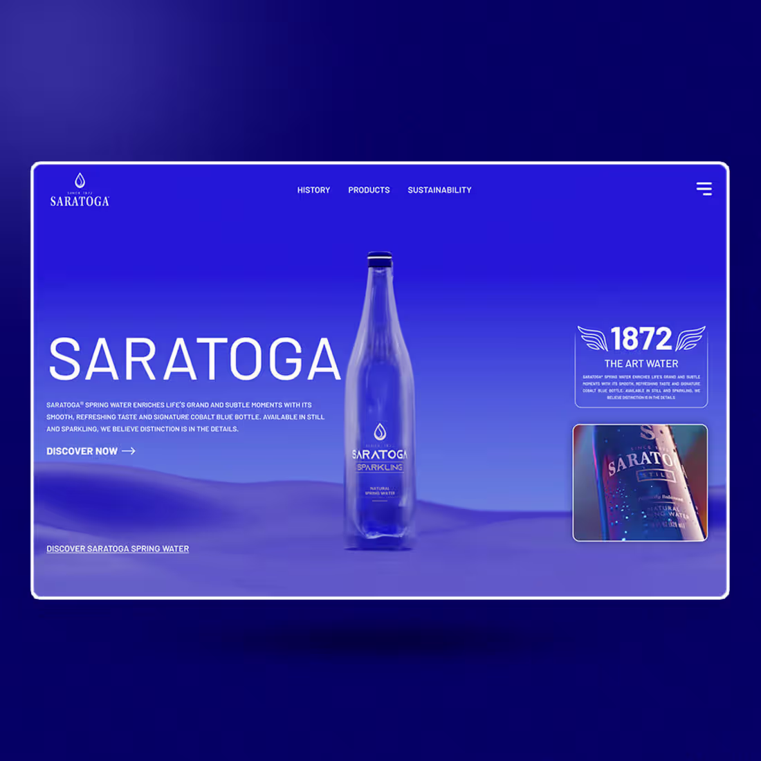 Cover image for SARATOGA WATER STORE WEBSITE DESIGN