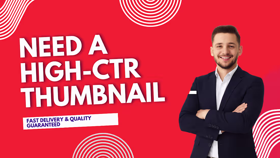 Cover image for Professional YouTube Thumbnail Design for