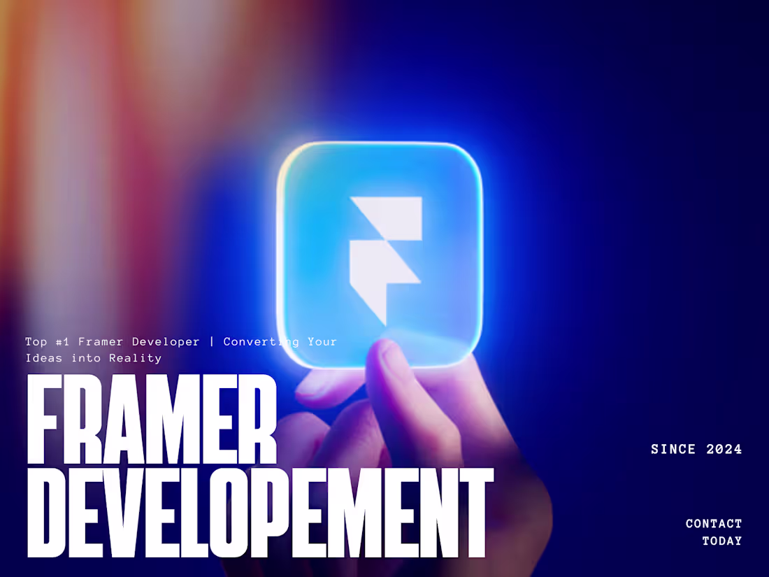 Cover image for Modern Websites in Framer & Webflow | Designer & Dev