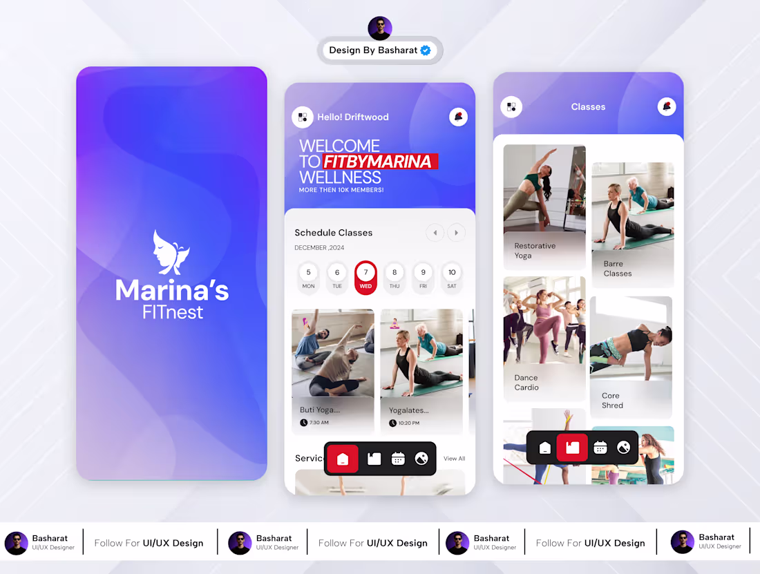 Cover image for Women's Fitness App 