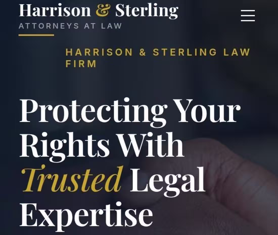 Cover image for I will design a professional law firm website