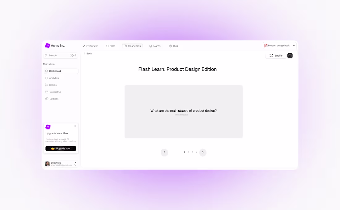 Cover image for Flashcards
