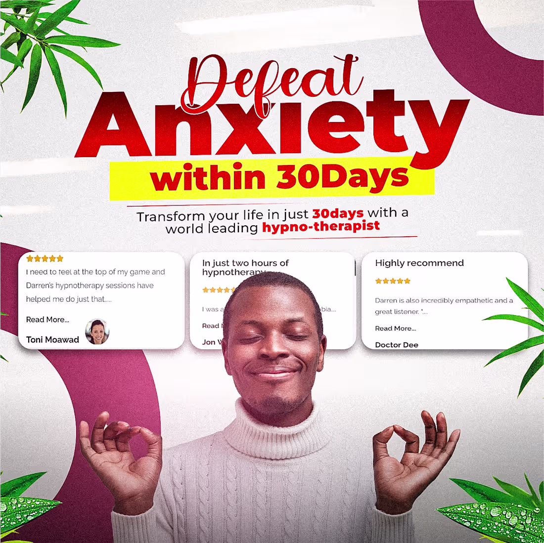 Cover image for Hypnotherapy Social Media Ad for Facebook