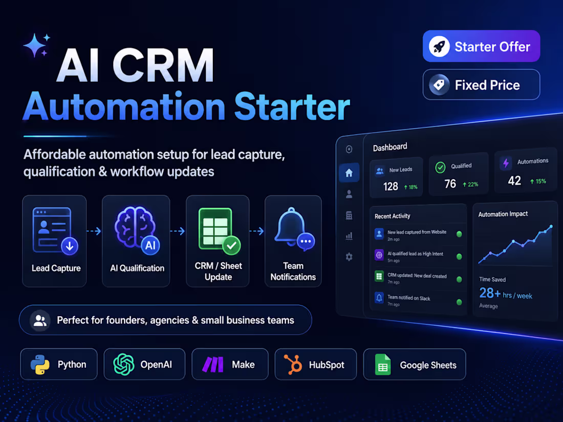 Cover image for AI CRM Automation Starter