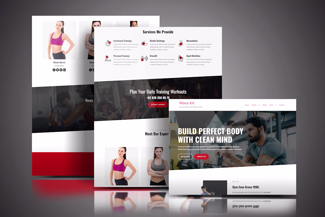 Cover image for Gym & Fitness Webflow Landing