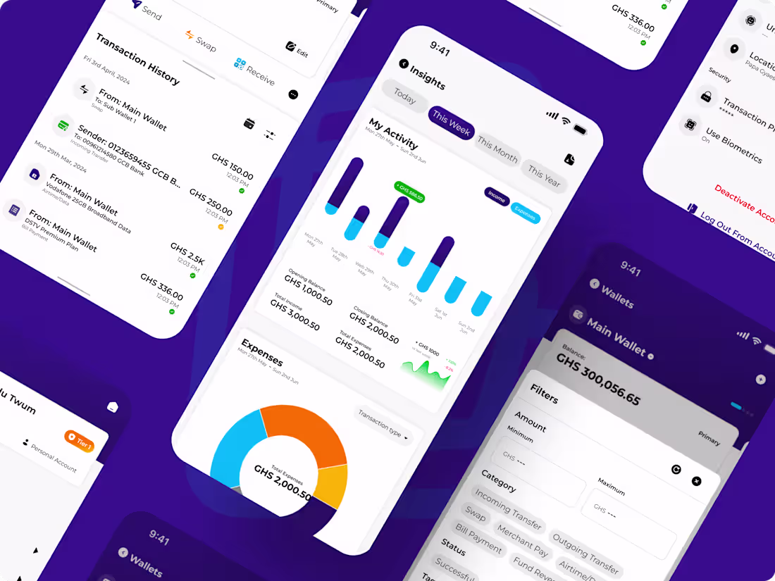 Cover image for Web and Mobile UI Design