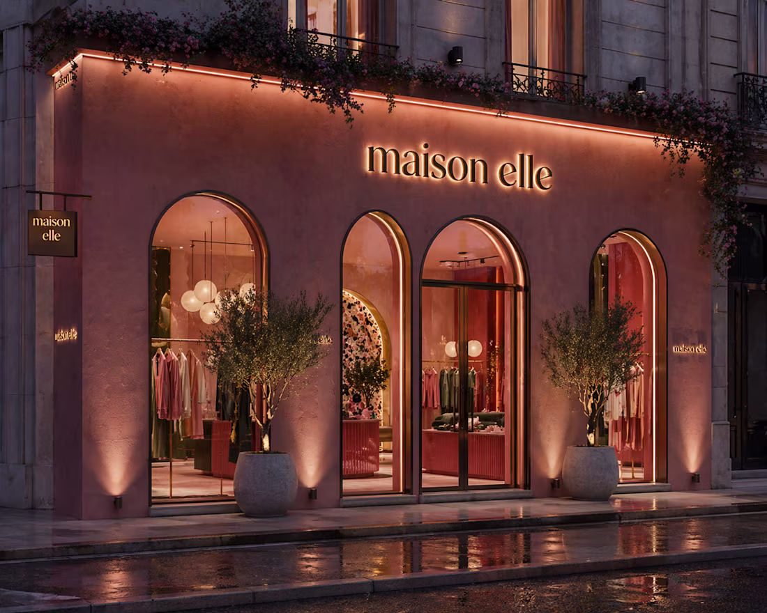 Cover image for Elegant retail design where warm