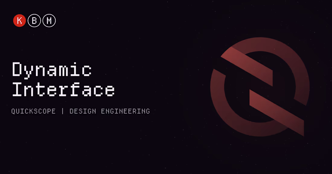 Cover image for Modular Trading Terminal Design for Quickscope