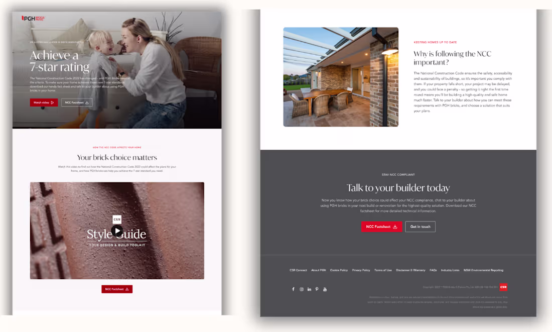 Cover image for 🧱 A construction website reno 🧱 CSR, a major Australian bu...