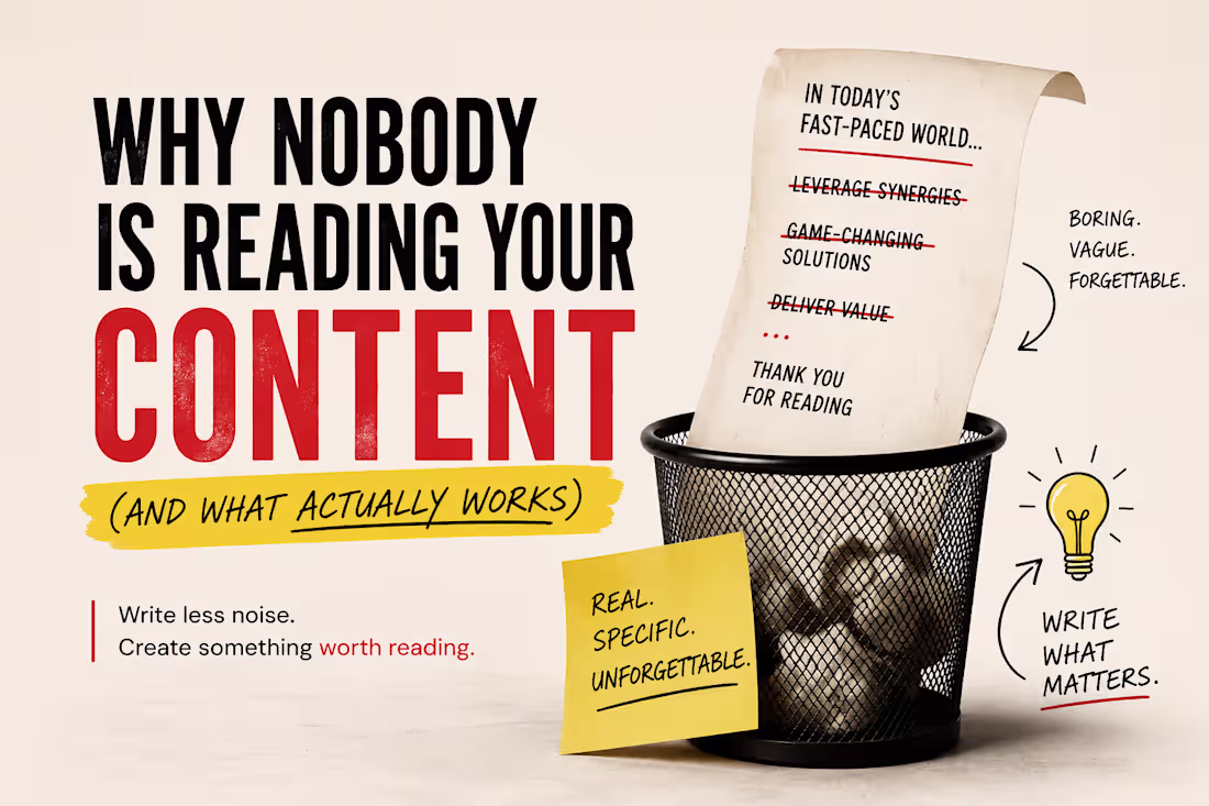 Cover image for Why Nobody Is Reading Your