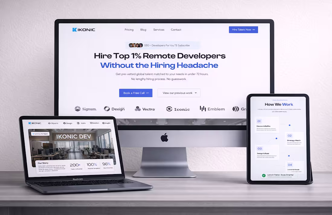 Cover image for Hire Expert Web Designers for Stunning Ikonic Websites