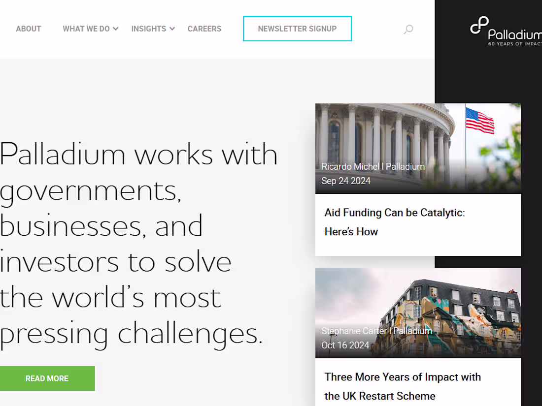 Cover image for The Palladium Group – Strategic Consulting for Global Impact