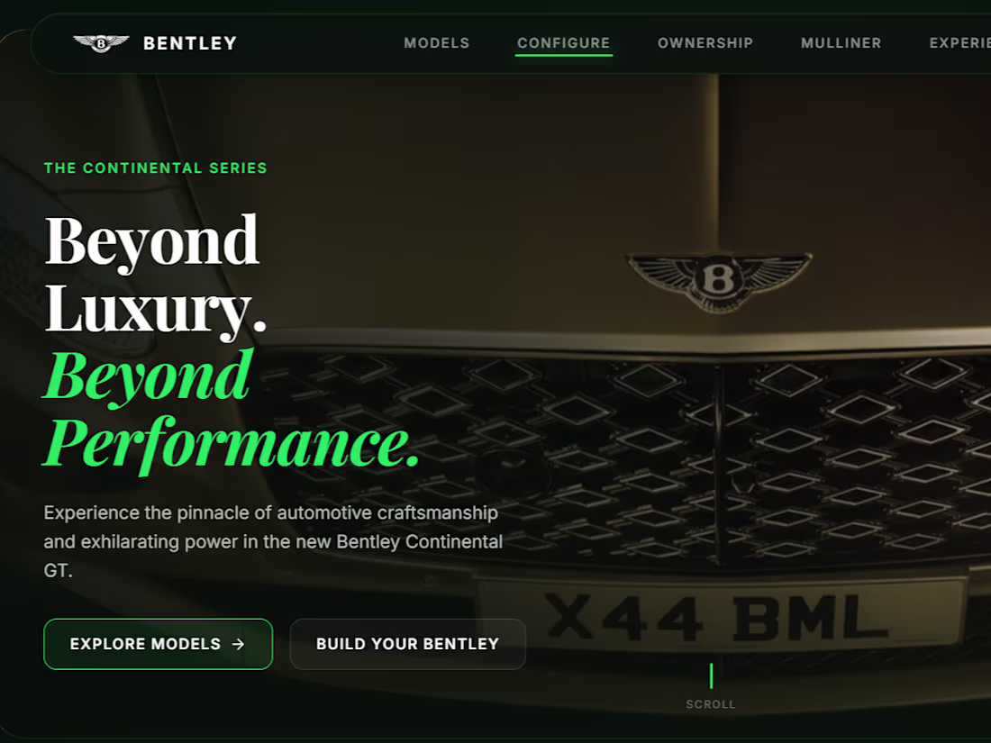 Cover image for Create a Dynamic 3D Web Experience for Bentley Motors