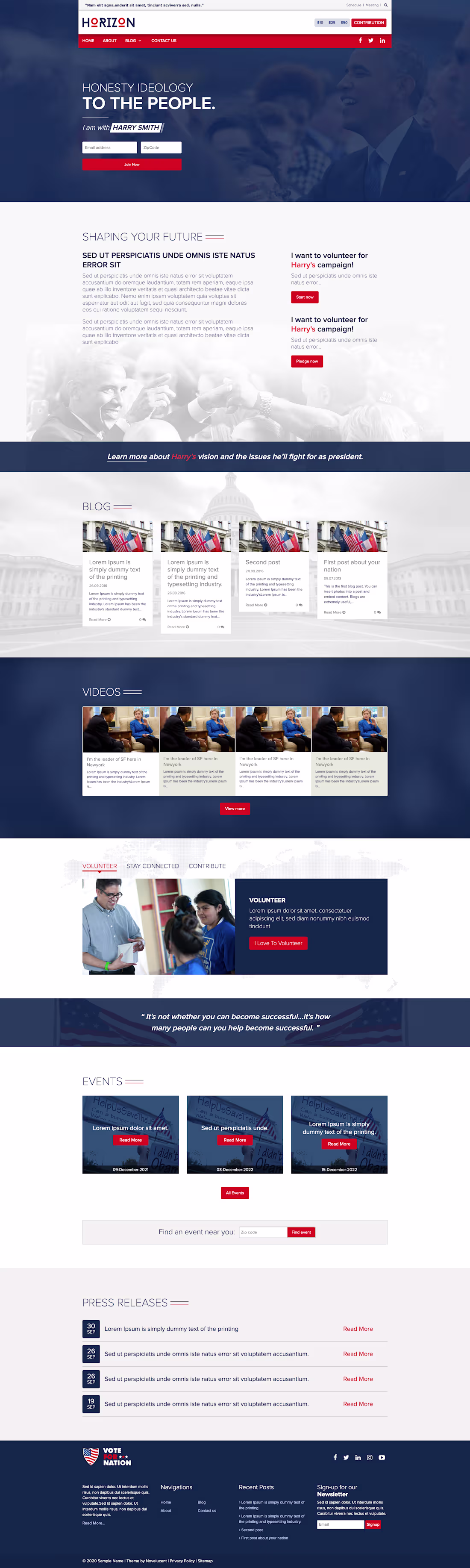 Cover image for Custom NationBuilder theme for Non-Profits,