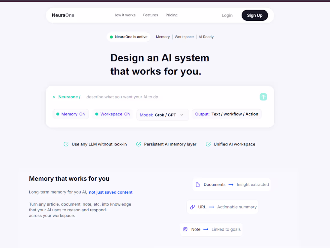 Cover image for Revolutionize Productivity with NeuraOne AI Cognitive Workspace