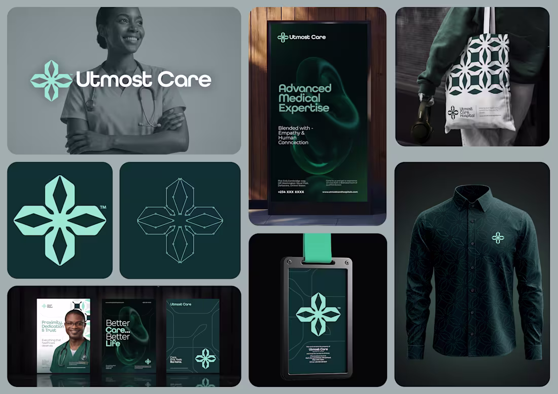 Cover image for Utmost Care | Rebranding Project
