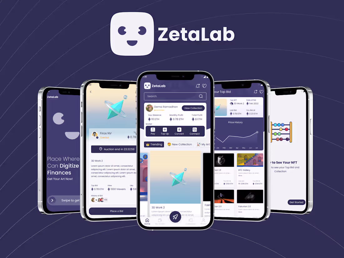 Cover image for Exploration Design - ZetaLab NFT Apps