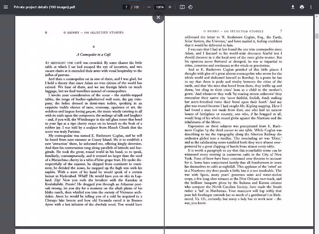 Cover image for Document format conversion: IMG, PDF, Word