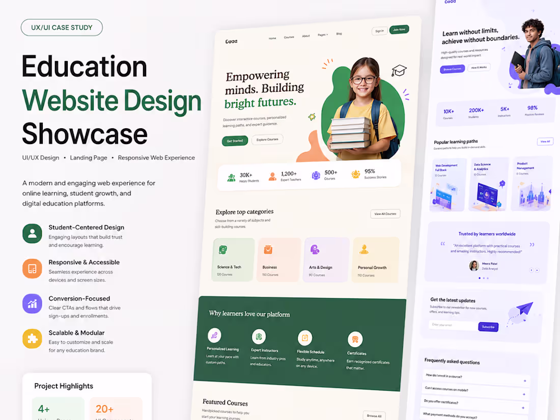 Cover image for We developed a complete education