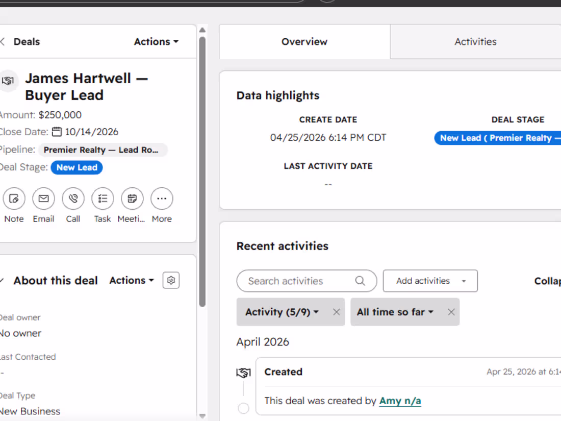 Cover image for HubSpot Lead Capture, Routing &