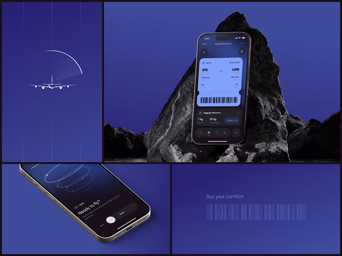 Cover image for FLIGHTLY - Travel Booking Mobile