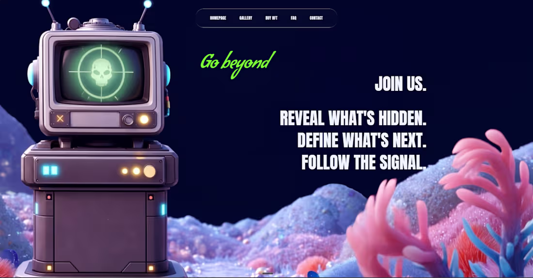 Cover image for A simple 3D immersive website