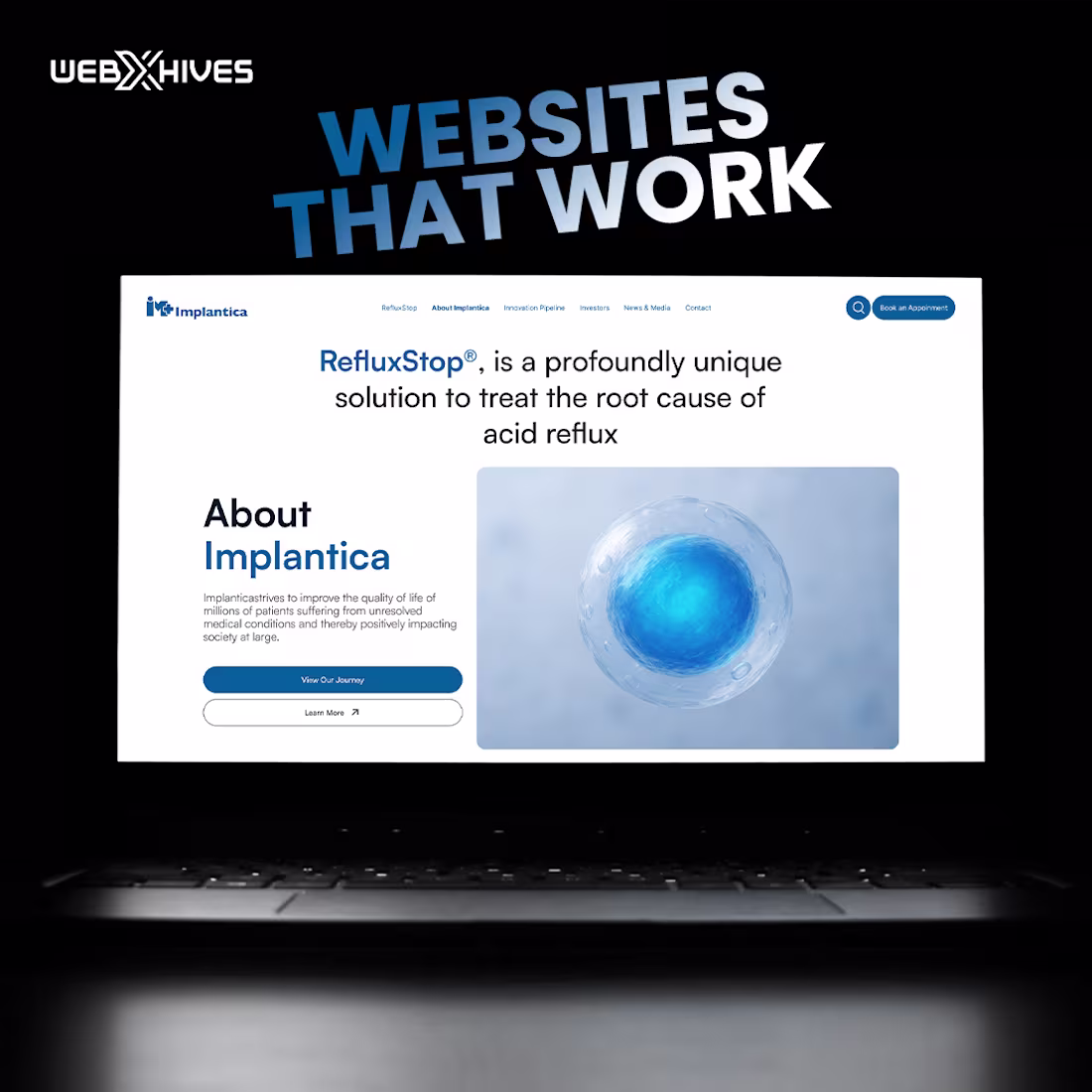 Cover image for Designed and developed a modern, healthcare-focused website ...