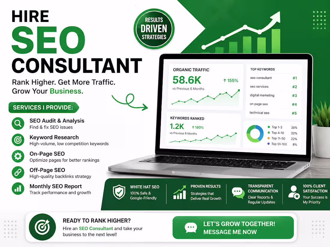 Cover image for  Hire SEO Consultant to