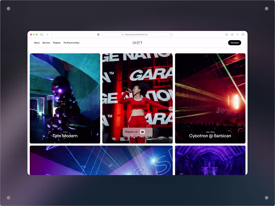 Cover image for SHIFT London Collective - Digital Portfolio Development