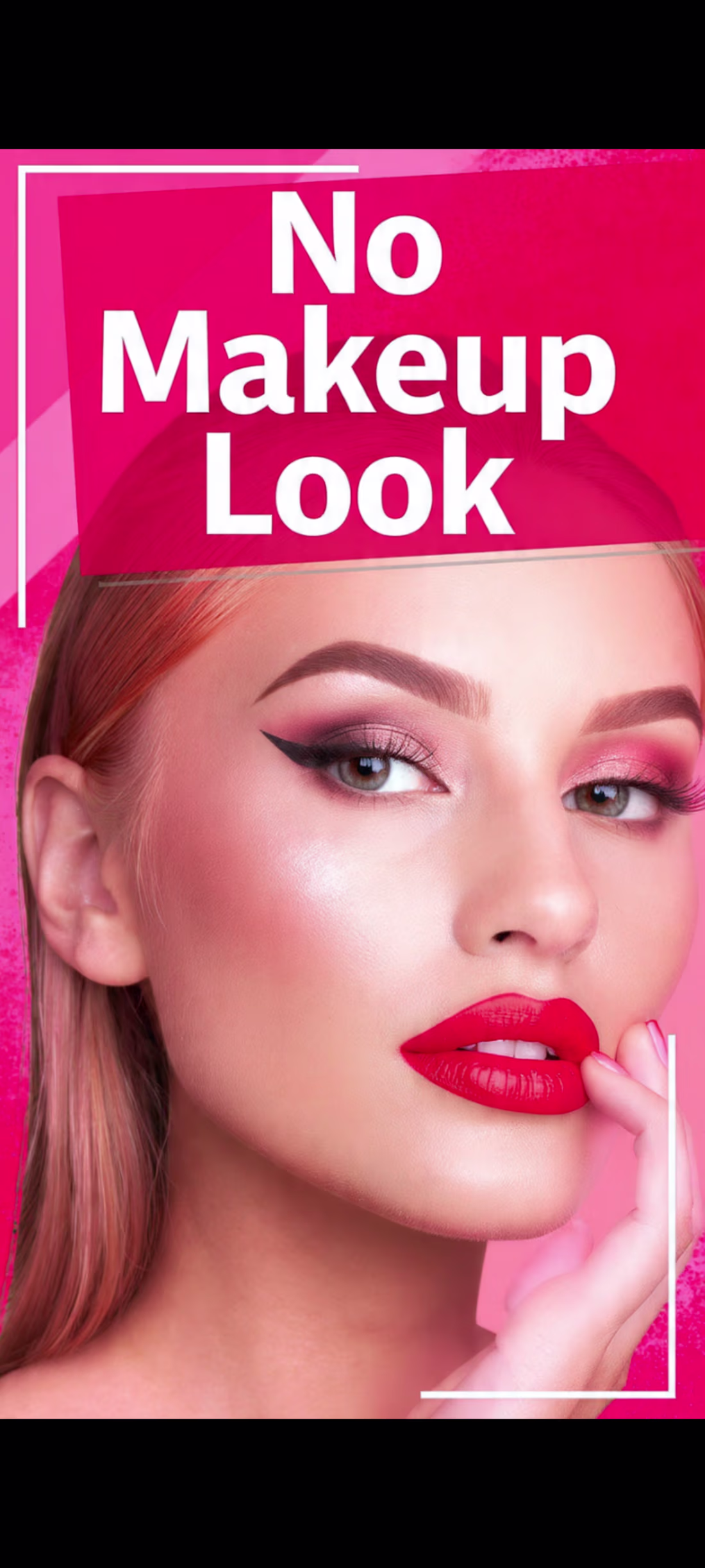 Cover image for Beauty no makeup look design