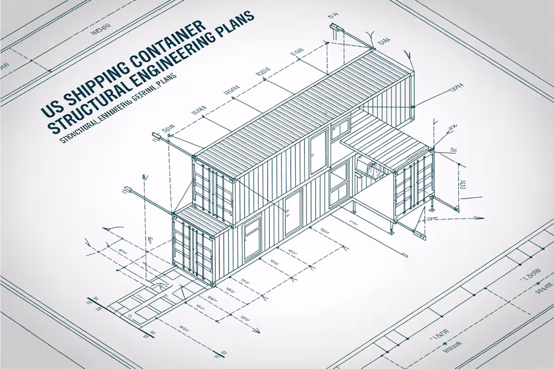 Cover image for Shipping container structural engineering plans