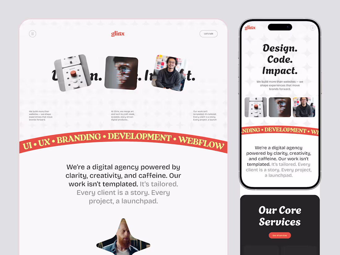 Cover image for Agency website exploration!